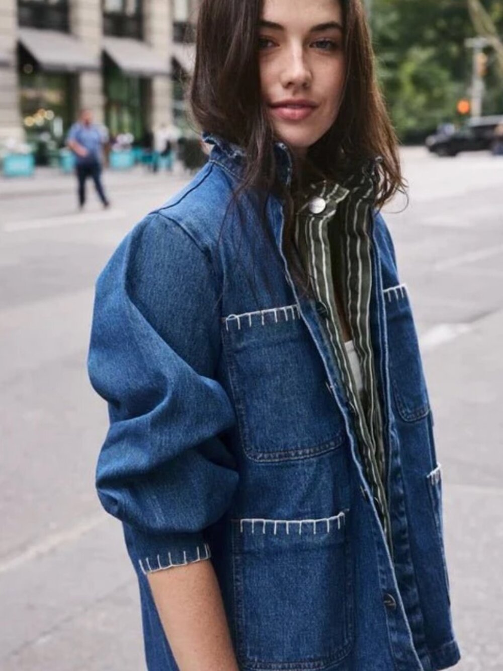 Seventy + Mochi Pablo Denim Jacket, Dark Vintage